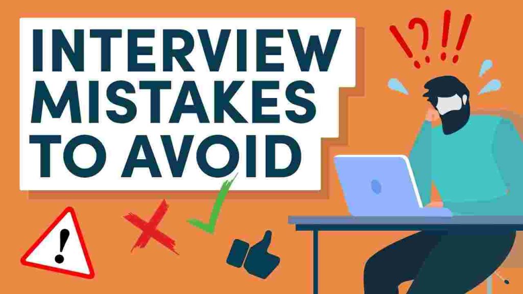 Common Job Interview Mistakes to Avoid