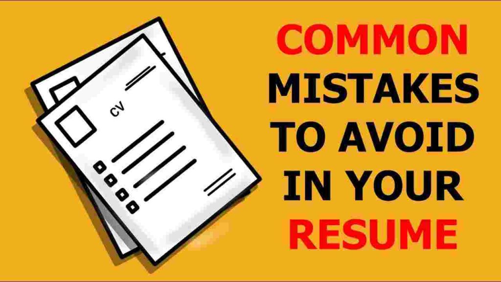 Resume Mistakes to Avoid